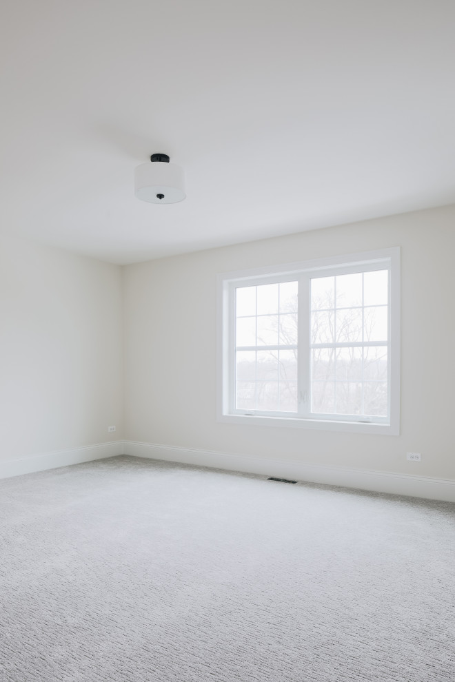 Transitional home design photo in Chicago