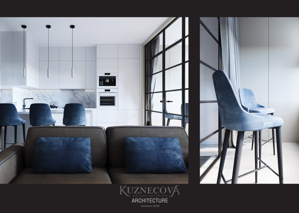 Дизайн проект квартиры 50 кв.м.