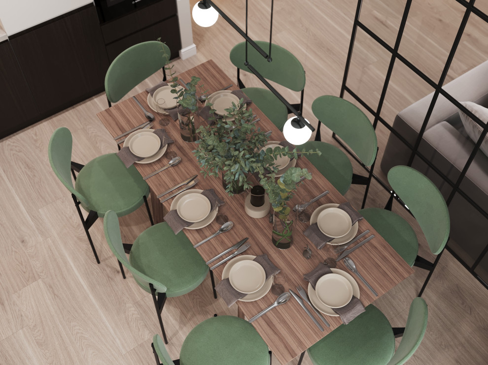 Современный интерьер в ЖК "Яуза парк"