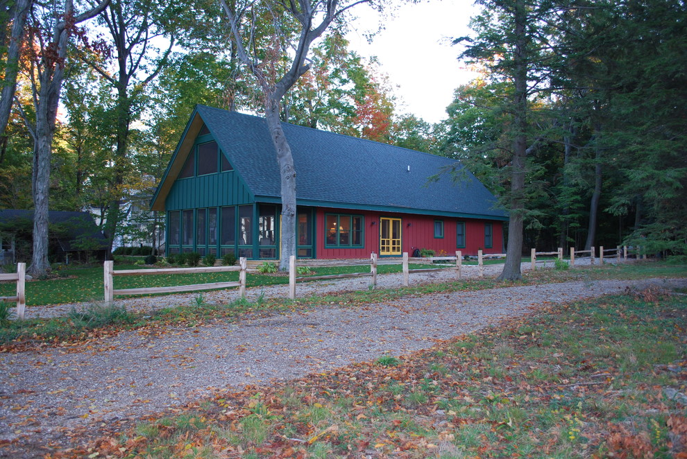 Photo of a country red exterior in Grand Rapids.