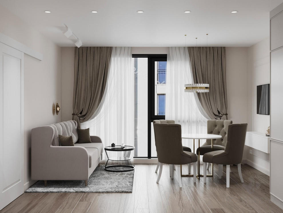 Дизайн-проект однокомнатной квартиры, Волгоградский пр-кт, дом 32/5 корпус