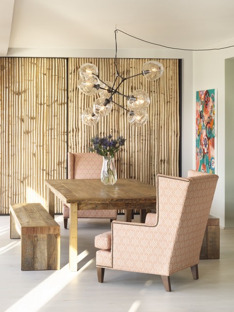 Bohemian Apartment  Dining Room eclectic-dining-room