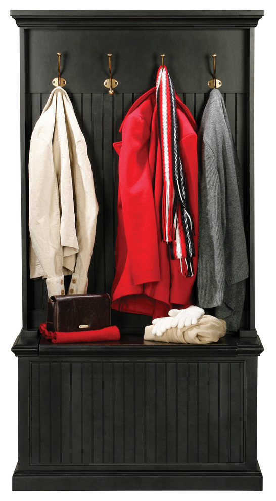 Coastal Hall Tree with Storage Bench Transitional Hall Trees by