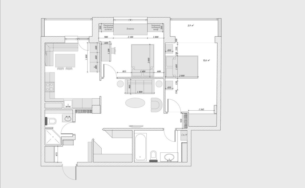 Планировочные решения реализованных проектов