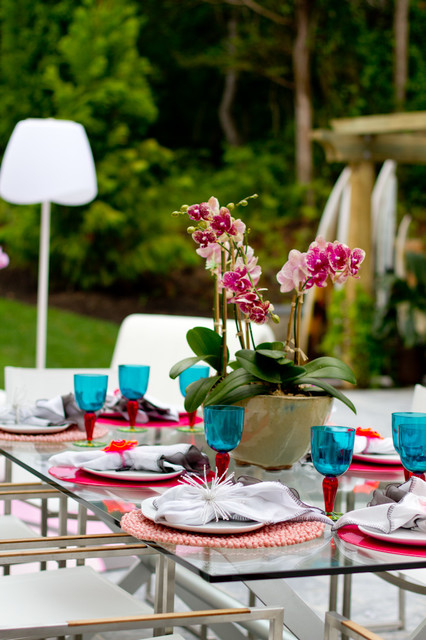 Holiday House Hamptons contemporaneo-patio