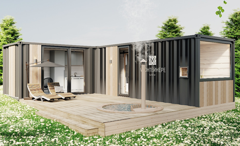 Бани в контейнере