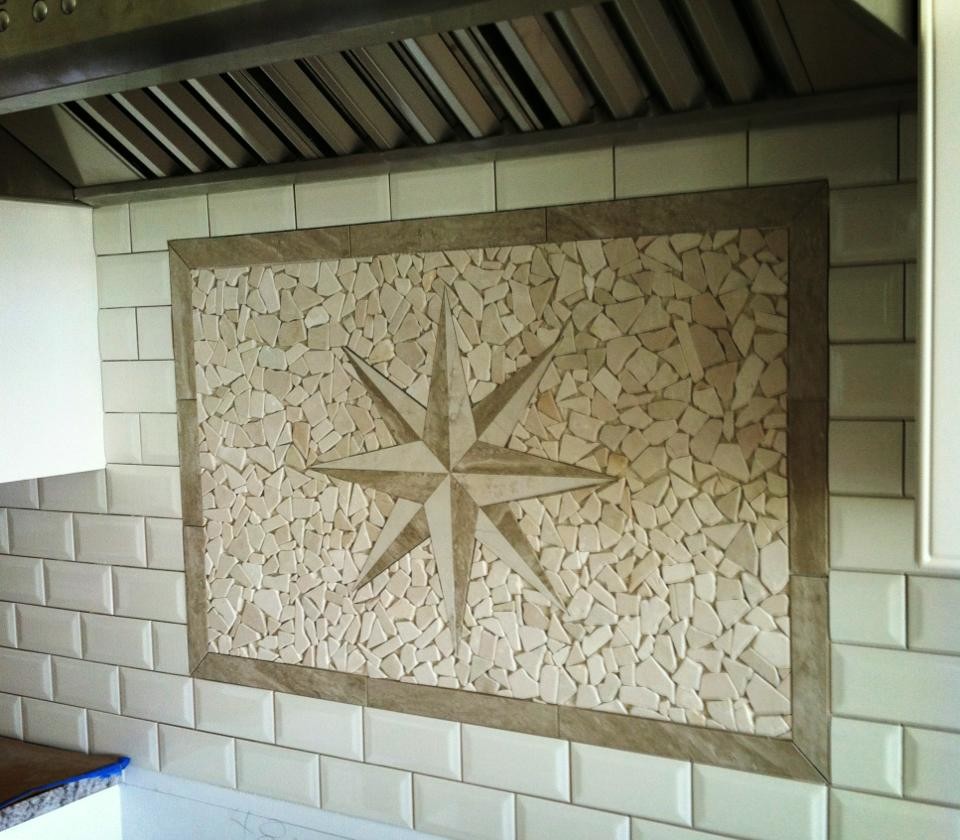 Eat-in kitchen - l-shaped eat-in kitchen idea in Baltimore