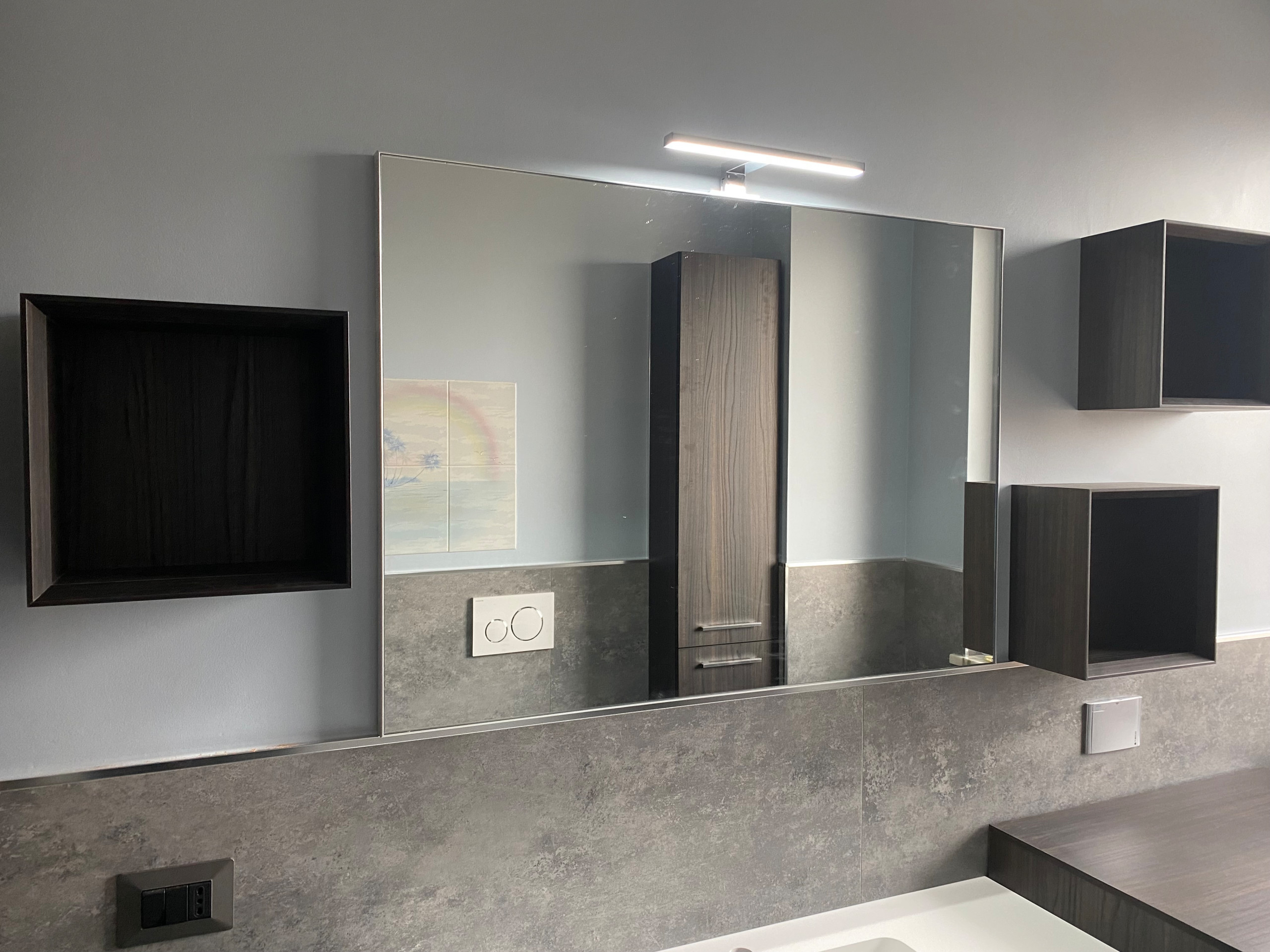 Particolare del nuovo bagno