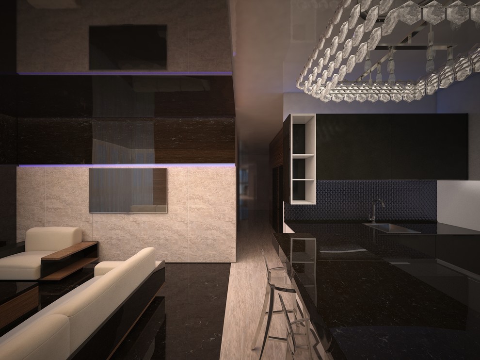 Квартира в стиле Хай-тек