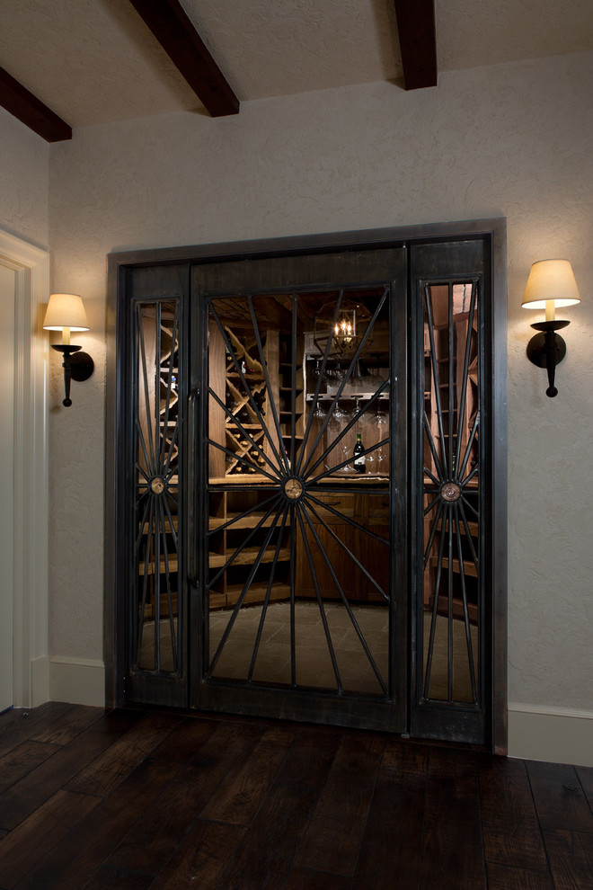 Elegant wine cellar photo in Detroit