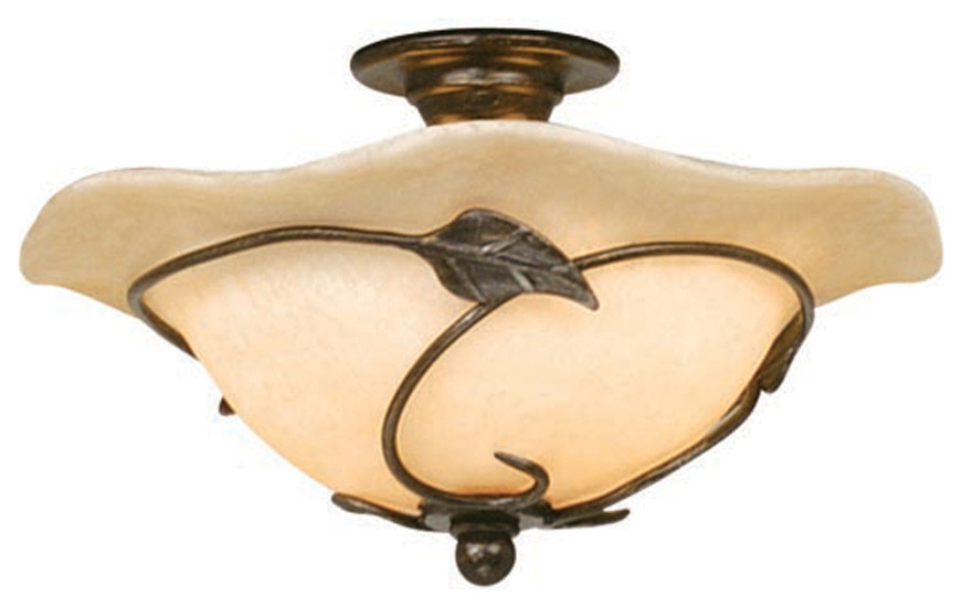 Vine 12In. Light Kit Traditional Flushmount Ceiling Lighting by