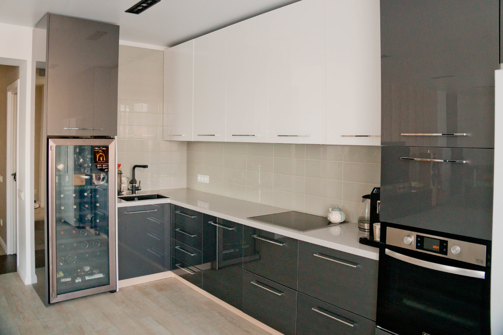 Квартира в современном стиле с элементами этно для молодой семьи