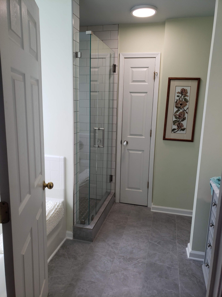 Transitional Master Bath & Powder Room Remodel