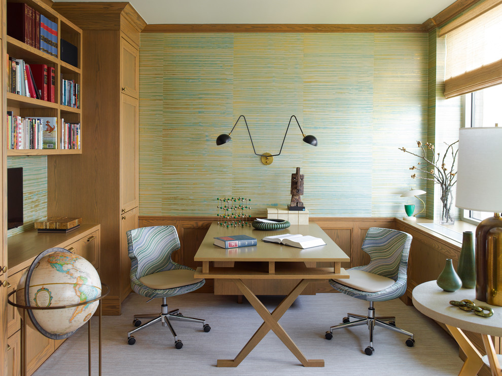 Inspiration for a home office in New York.