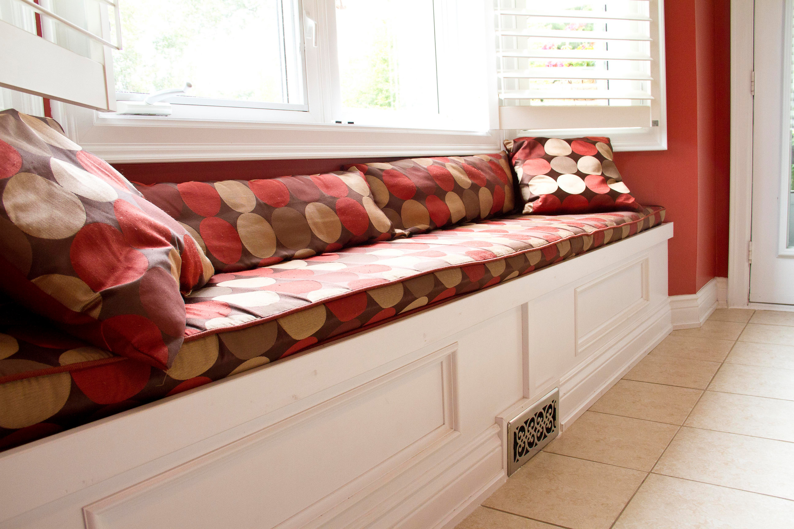 Bay Window Built -in Bench