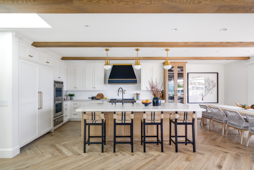 Inspiration for a transitional kitchen remodel in Orange County
