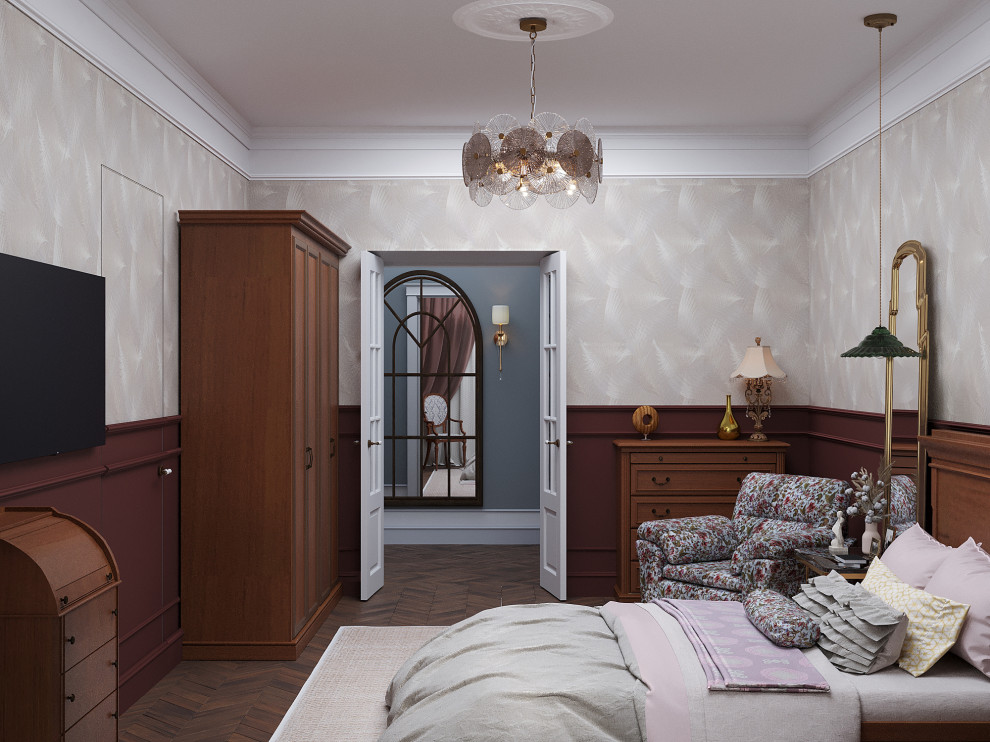 Дизайн-проект трехкомнатной квартиры для пары средних лет.