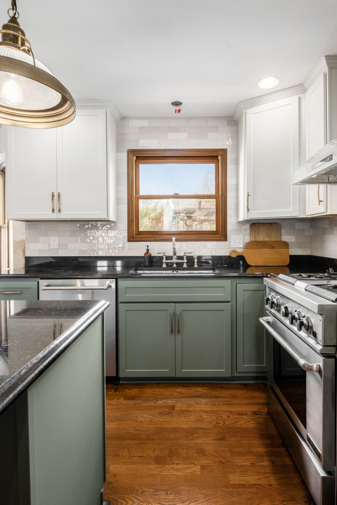 Beautiful Kitchen Remodel Done with Two-Tone Kitchen Solvers Legacy ...