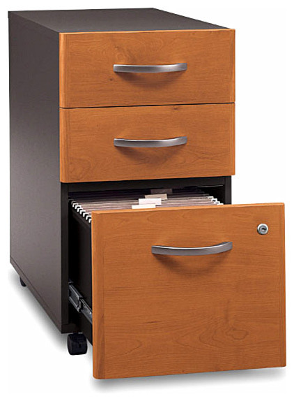 Assembled Three Drawer Rolling File Series C Contemporary Filing Cabinets By Shopladder