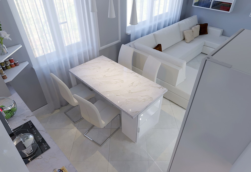 "Дизайн-проект однокомнатной квартиры со студией"