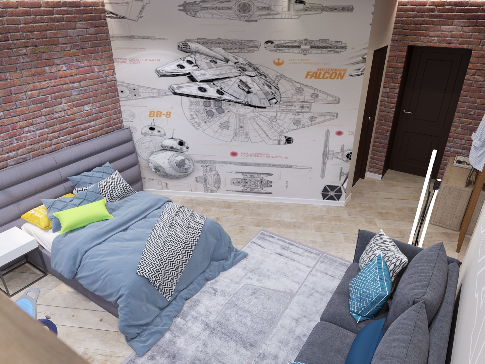 " Звездные войны ". Детская комната для мальчика