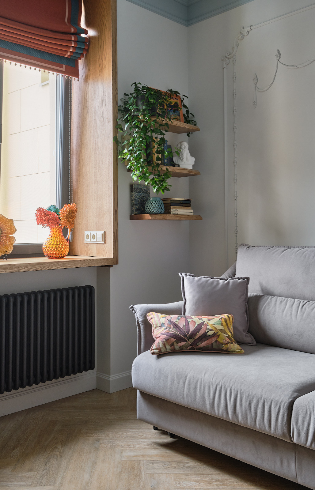 Интерьерная съёмка квартиры в сталинке на Кутузовском проспекте(Москва)