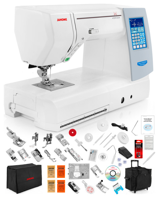 Janome Memory Craft Horizon 8200 QCP Special Edition Computerized Sewing Machine Traditional