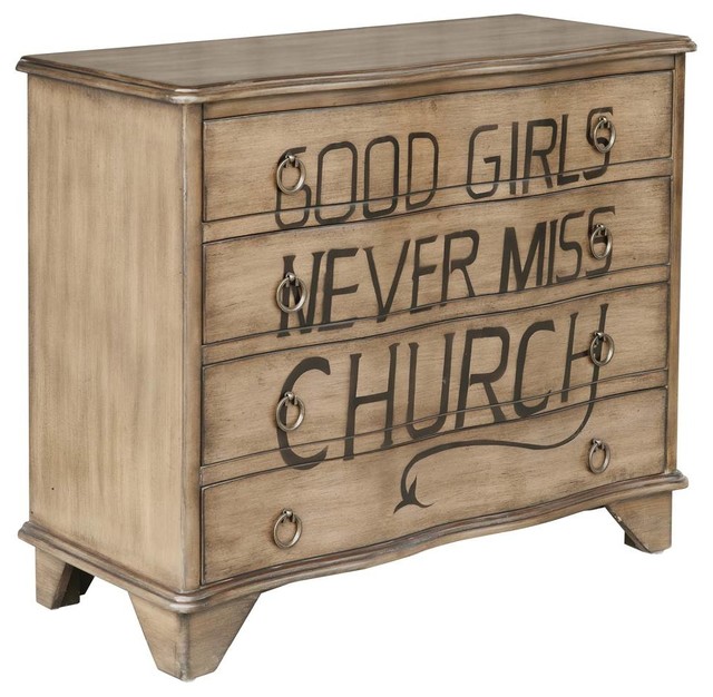 Accent Storage Chest With Eric Church Lyrics Traditional