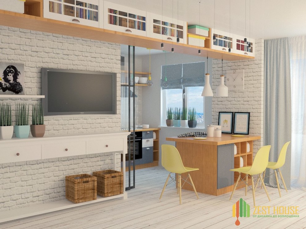 Проект "хрущевки" в скандинавском стиле