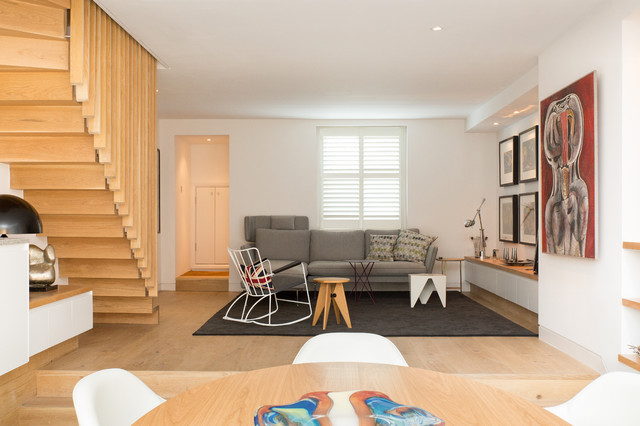 Culford Road N1 skandinavisk-dagligstue