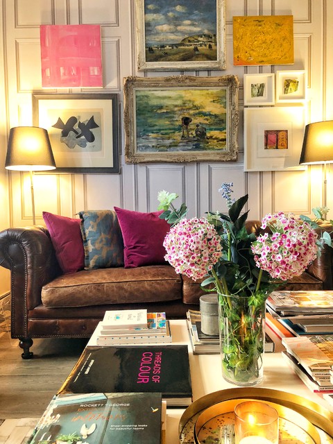 Goldsmith Ave W3 eklektisk-vardagsrum