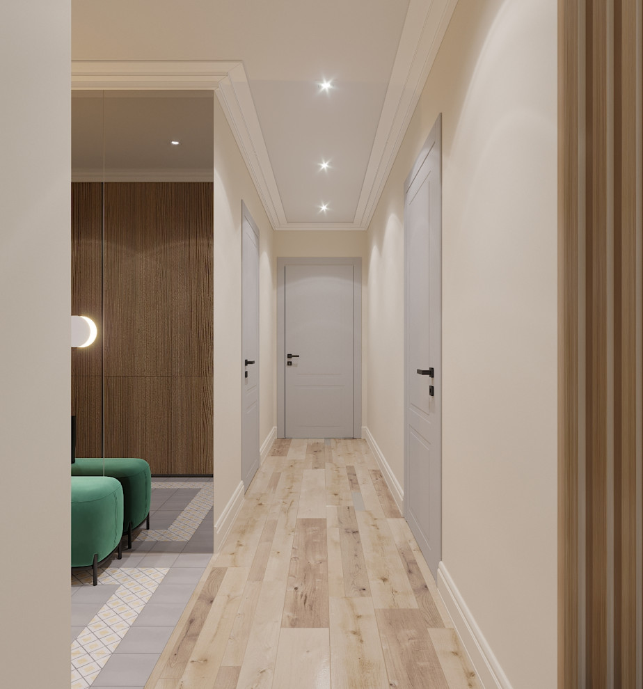 Яркая квартира для дождливого города