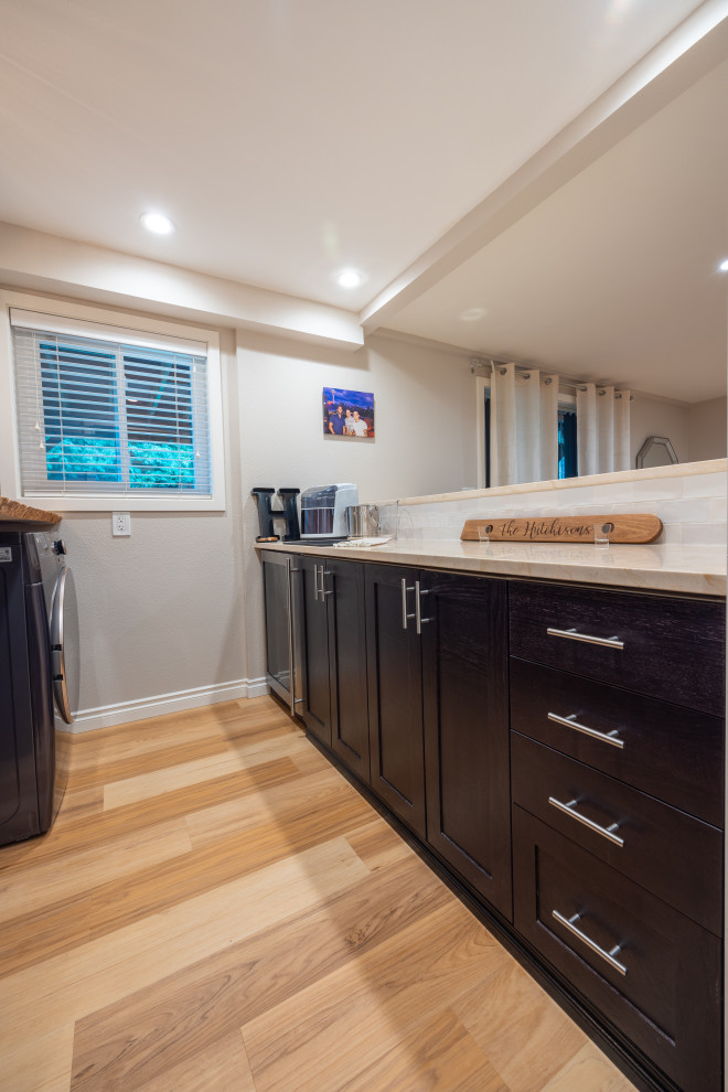 Seattle | Rustic Elegant Basement Remodel