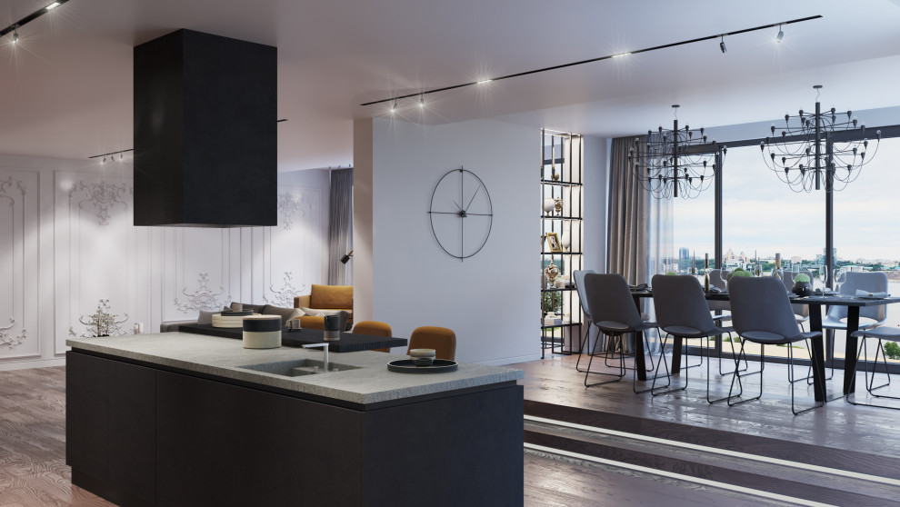 Светлый лофт 186  м² в ЖК Берег