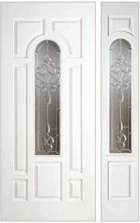 True White Oak Fiberglass Door Series