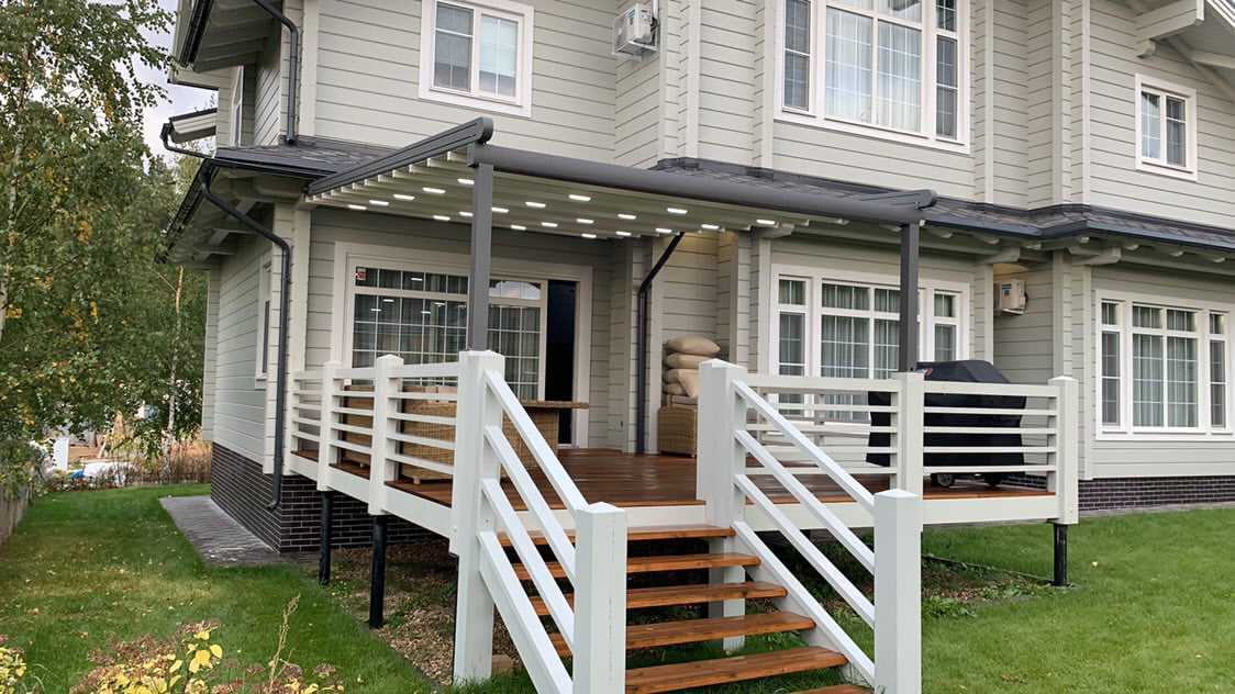 Терраса и дом