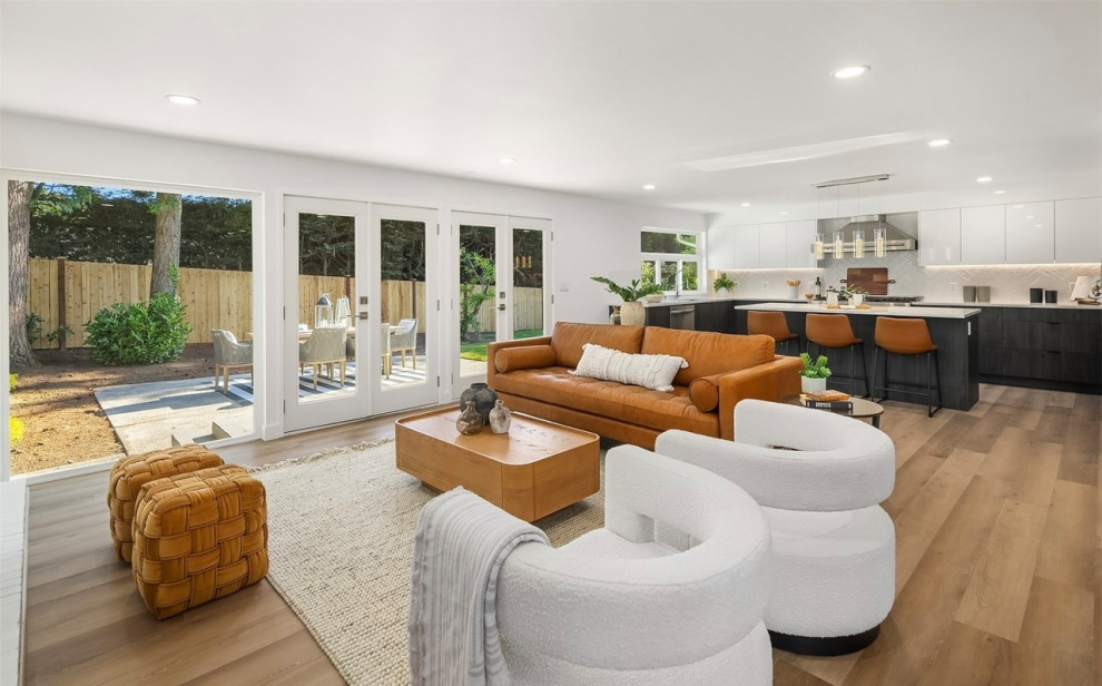 Full Home Remodeling - Mercer Island, WA - Transitional - Living Room ...