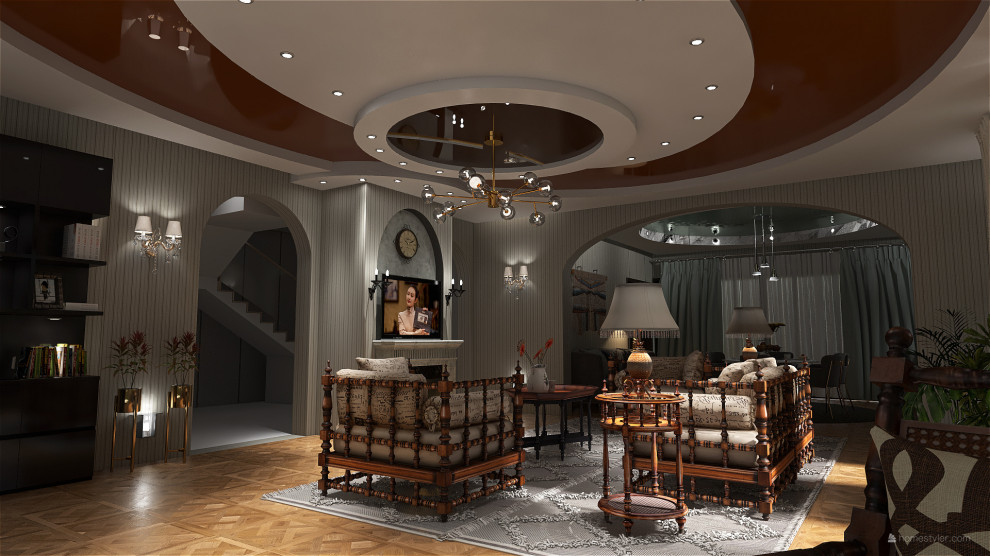 Коттедж 2-эт_ интерьер +экстерьер