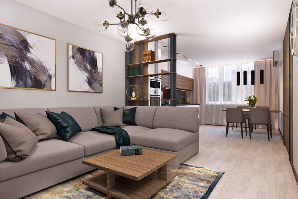 Проект "ONE STORY" 4-комнатная квартира площадью 107,3 м кв