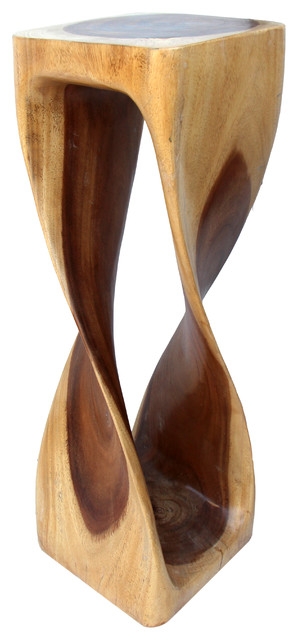 Tall Twist Stand Rustic Side Tables And End By Asian Tall Twist Stand