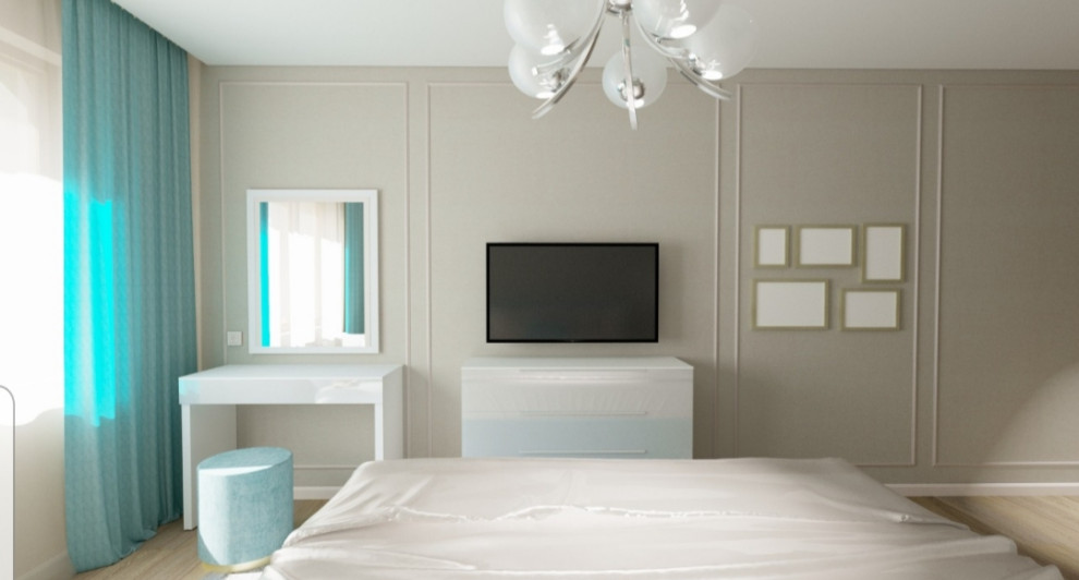 Дизайн-проект квартиры 83 м.кв.,в современном стиле.