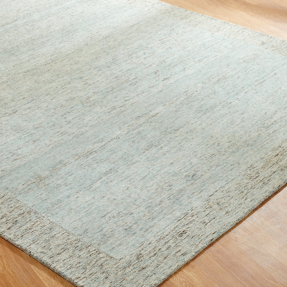 Spectra Hand-Tufted Spa Tweed Area Rug,Off-White 7'6" x 9'6