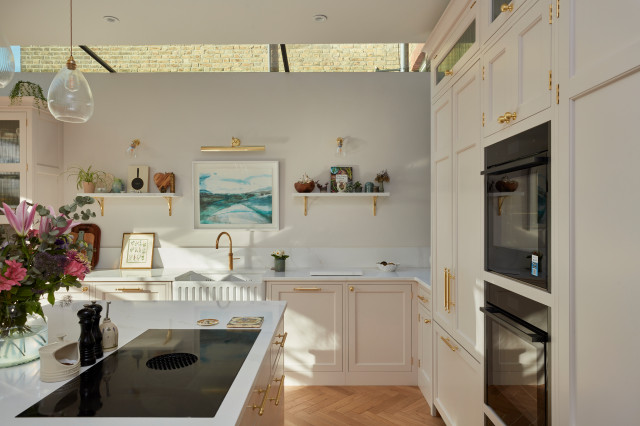 Herne Hill Painted Shaker Kitchen transitional-kitchen