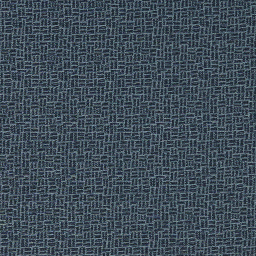 Navy Blue Cobblestone Contract Grade Upholstery Fabric By The Yard, By