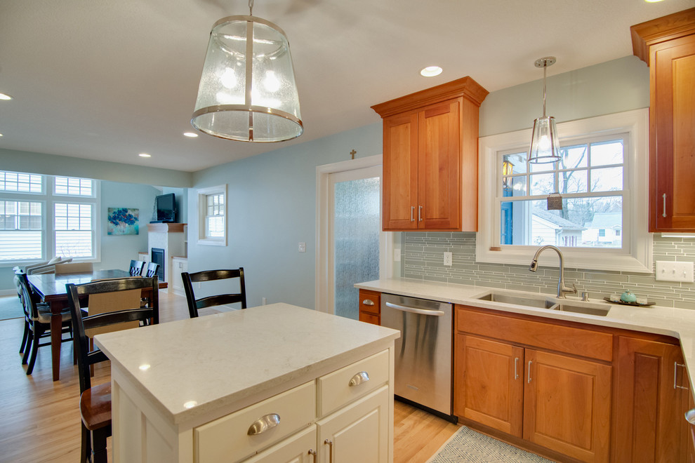 Roseville, MN mudroom addition/kitchen and living remodel