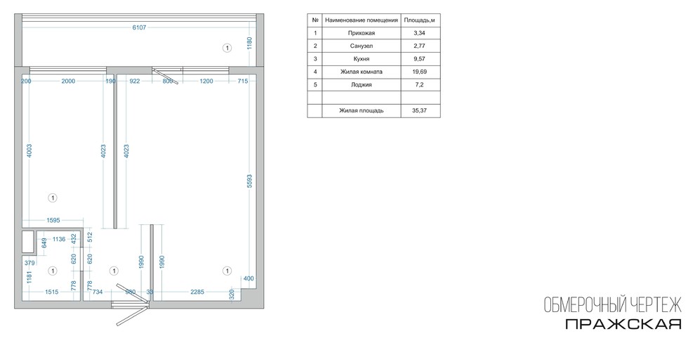 однушка для пары айтишников