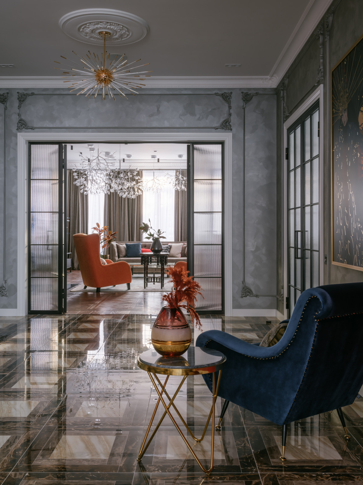 Стилизация загородного дома в КП Довиль