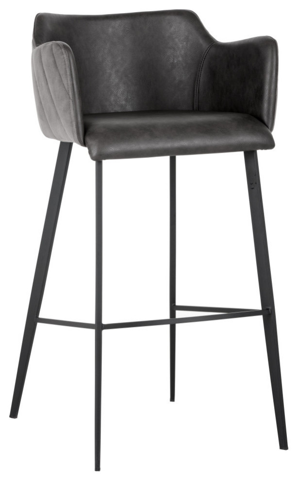 Griffin Stool, Bar Height - Midcentury - Bar Stools And Counter Stools ...