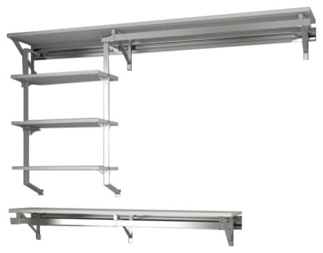 Arrange A Space Heavy Duty Closet System Contemporary Closet Organizers By Arrange A Space