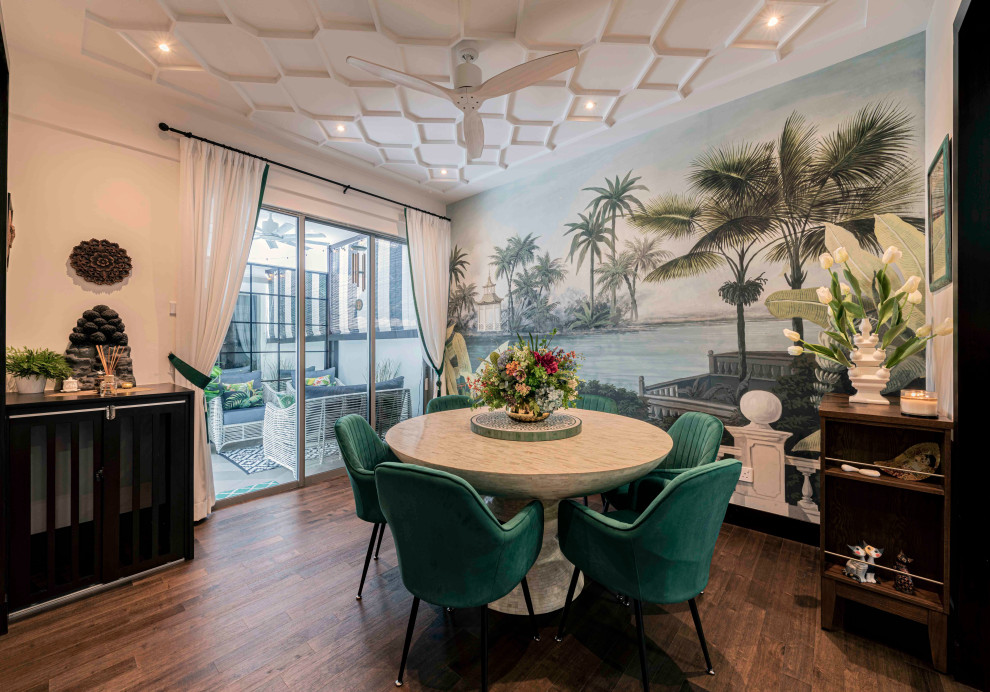 This is an example of a resort dining room in Singapore.